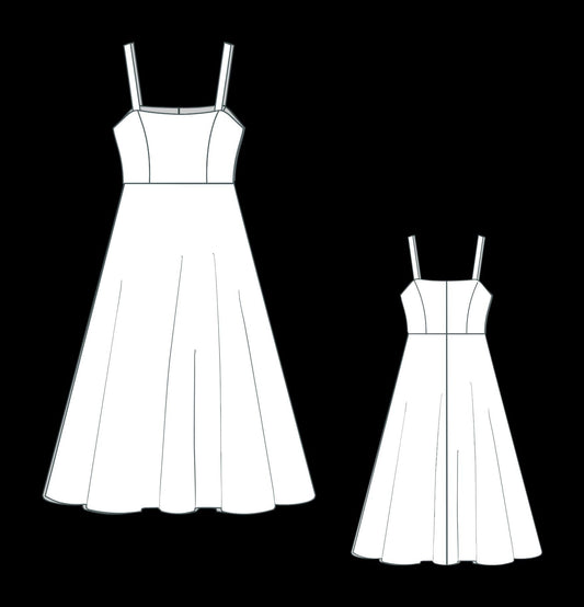 BETRAPATTERN Tulle Ball Gown Sewing Pattern Prom Fairy Dress XS-4XL