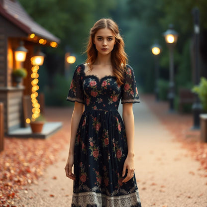 BETRAPATTERN Renaissance Maxi Dress Sewing Pattern Sizes 2-30 PDF