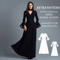 BETRAPATTERN Witch Cosplay Dress Sewing Pattern Gothic Vampire Maxi