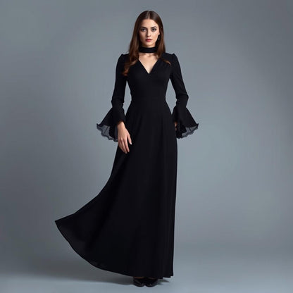 BETRAPATTERN Witch Cosplay Dress Sewing Pattern Gothic Vampire Maxi
