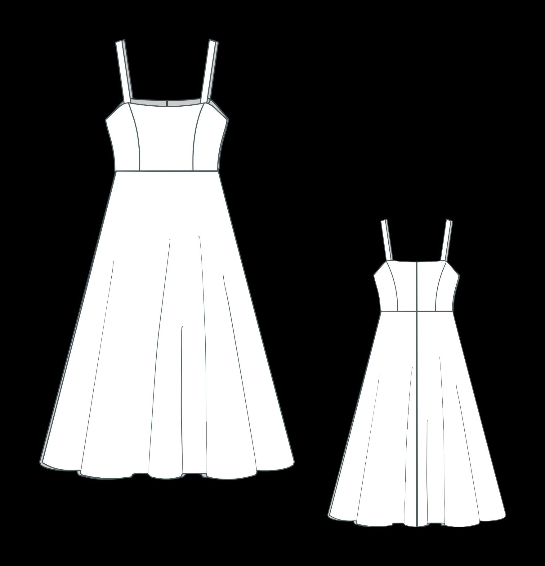 BETRAPATTERN Tulle Ball Gown Sewing Pattern Prom Fairy Dress XS-4XL