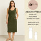 BETRAPATTERN Tank Top Midi Dress Sewing Pattern with Pockets