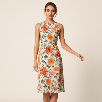 BETRAPATTERN Sleeveless A-Line Dress Sewing Pattern PDF Sizes XS-4XL