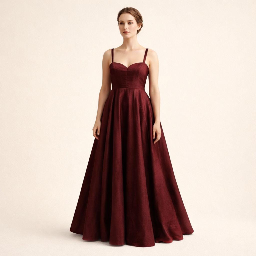 BETRAPATTERN Victorian Sweetheart Neck Dress Sewing Pattern PDF Download