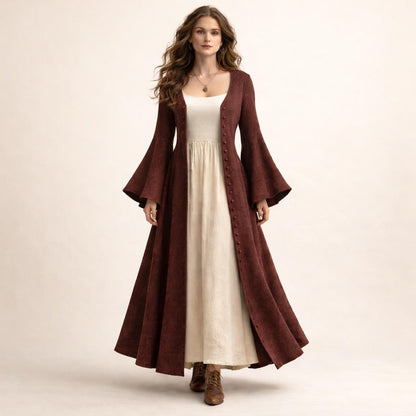 BETRAPATTERN Medieval Costume Sewing Pattern Gathered Tent Dress XS-4XL