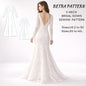 BETRAPATTERN V-Neck Bridal Gown Sewing Pattern Wedding Maxi Dress